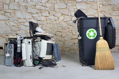 Wide range of items being organized for home clearance