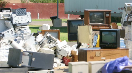 Professional builders waste clearance services in action